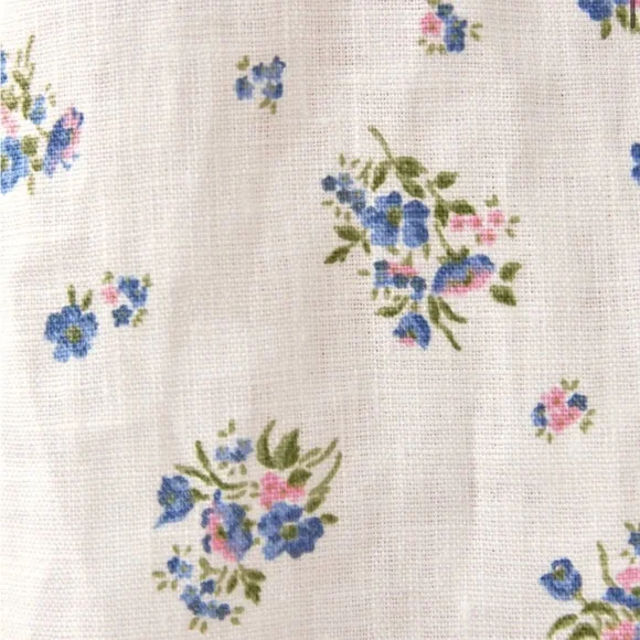 Corset style Floral Lace-Trimmed White Top - Picture 5 of 6